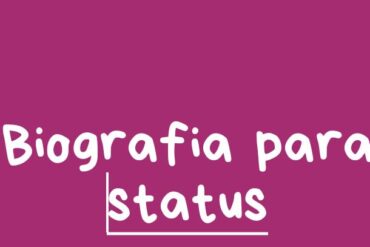 Biografia para status