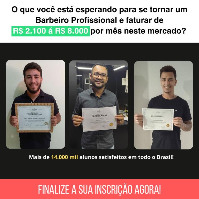 CURSO PARA BARBEIRO PROFISSIONAL